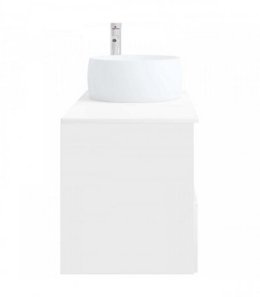 vidaXL Bathroom Cabinet Set 2 pcs High Gloss White 79.5 x 44.5 x 80 cm