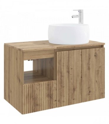vidaXL Bathroom Cabinet Set 2 pcs Artisan Oak 79.5 x 44.5 x 80 cm