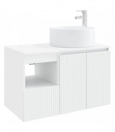 vidaXL Bathroom Cabinet Set 2 pcs White 79.5 x 44.5 x 80 cm