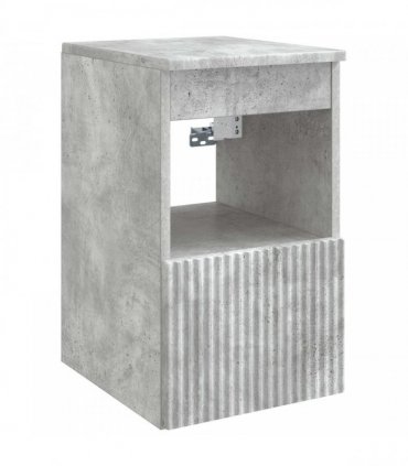 vidaXL Bathroom Cabinet Set 3 pcs Concrete Grey 130 x 41 x 80 cm