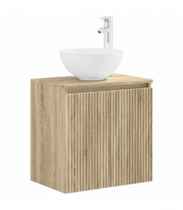 vidaXL Wall-mounted Bathroom Cabinet Set 3 pcs Sonoma Oak