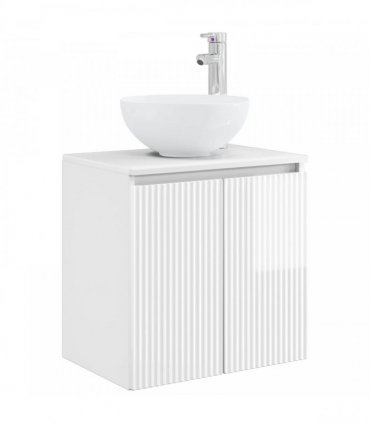 vidaXL Wall-mounted Bathroom Cabinet Set 3 pcs High Gloss White