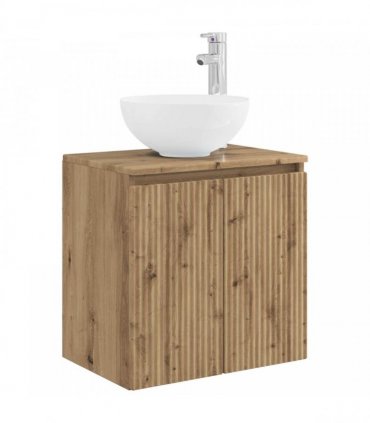 vidaXL Wall-mounted Bathroom Cabinet Set 3 pcs Artisan Oak