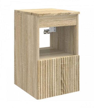 vidaXL Bathroom Cabinet Set 3 pcs Sonoma Oak 129 x 41 x 80 cm