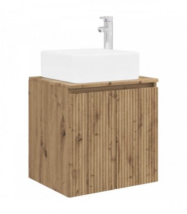 vidaXL Bathroom Cabinet Set 3 pcs Artisan Oak 129 x 41 x 80 cm