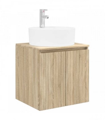 vidaXL Bathroom Cabinet Set 3 pcs Sonoma Oak 161.5 x 44.5 x 82 cm