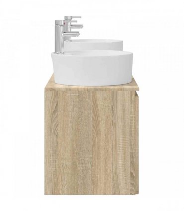 vidaXL Bathroom Cabinet Set 3 pcs Sonoma Oak 161.5 x 44.5 x 82 cm