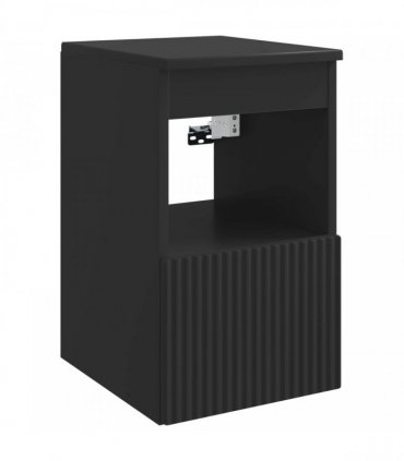 vidaXL Wall-mounted Bathroom Cabinet Set 3 pcs Black
