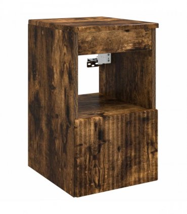 vidaXL Wall-mounted Bathroom Cabinet Set 3 pcs Smoked Oak