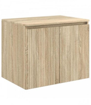 vidaXL Bathroom Cabinet Set 3 pcs Sonoma Oak 161.5 x 44.5 x 80 cm