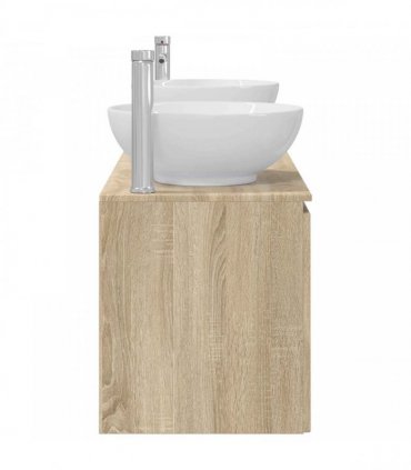 vidaXL Bathroom Cabinet Set 3 pcs Sonoma Oak 161.5 x 44.5 x 80 cm
