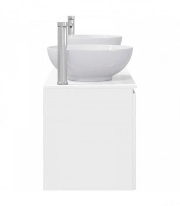 vidaXL Bathroom Cabinet Set 3 pcs High Gloss White