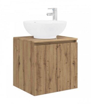 vidaXL Bathroom Cabinet Set 3 pcs Artisan Oak 129 x 44.5 x 80 cm