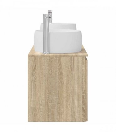 vidaXL Bathroom Cabinet Set 3 pcs Sonoma Oak 161.5 x 44.5 x 80 cm