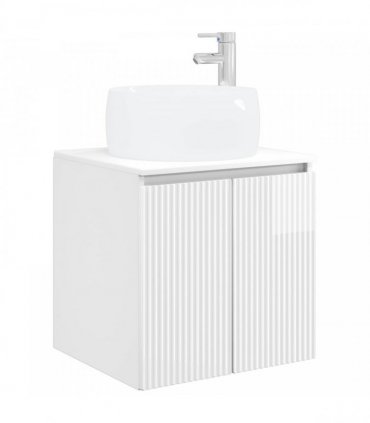 vidaXL Bathroom Cabinet Set 3 pcs High Gloss White