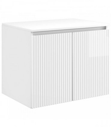 vidaXL Bathroom Cabinet Set 3 pcs High Gloss White