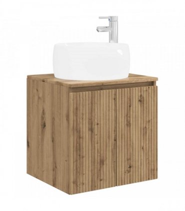 vidaXL Bathroom Cabinet Set 3 pcs Artisan Oak 129 x 44.5 x 80 cm