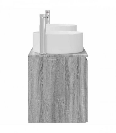 vidaXL Bathroom Cabinet Set 3 pcs Grey Sonoma 161.5 x 44.5 x 80 cm