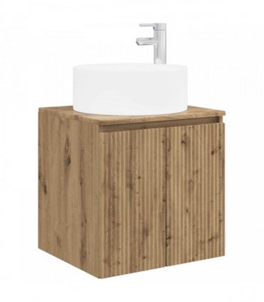 vidaXL Bathroom Cabinet Set 3 pcs Artisan Oak 129 x 44.5 x 80 cm