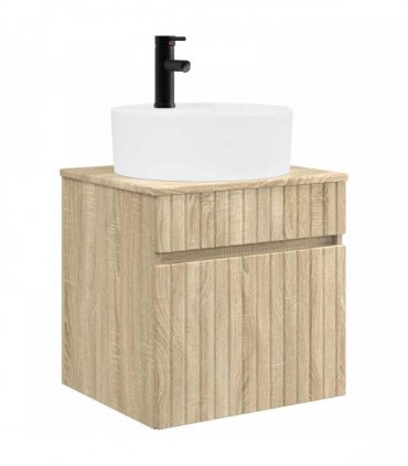 vidaXL Bathroom Cabinet Set 3 pcs Sonoma Oak 157 x 44.5 x 82 cm