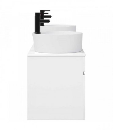 vidaXL Bathroom Cabinet Set 3 pcs High Gloss White 157 x 44.5 x 82 cm