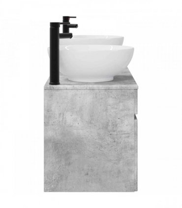 vidaXL Bathroom Cabinet Set 3 pcs Concrete Grey 157 x 44.5 x 80 cm
