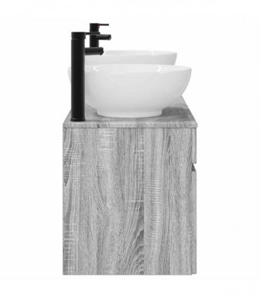 vidaXL Bathroom Cabinet Set 3 pcs Grey Sonoma 157 x 44.5 x 80 cm