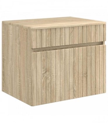 vidaXL Bathroom Cabinet Set 3 pcs Sonoma Oak 157 x 44.5 x 80 cm
