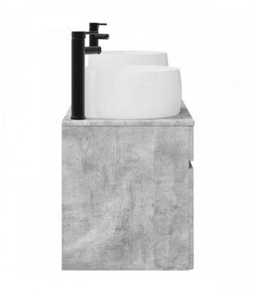 vidaXL Bathroom Cabinet Set 3 pcs Concrete Grey 157 x 44.5 x 80 cm