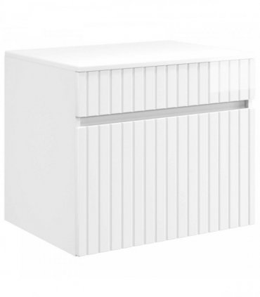 vidaXL Bathroom Cabinet Set 3 pcs High Gloss White 157 x 44.5 x 80 cm