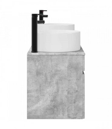 vidaXL Bathroom Cabinet Set 3 pcs Concrete Grey 157 x 44.5 x 80 cm