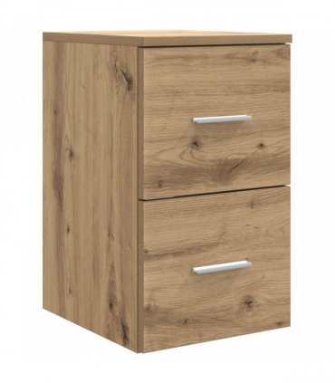 vidaXL Bathroom Cabinet Set 3 pcs Artisan Oak 129 x 35 x 80 cm