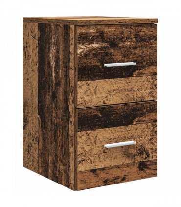 vidaXL Bathroom Cabinet Set 3 pcs Old Wood 129 x 41 x 80 cm