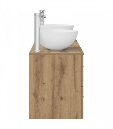 vidaXL Bathroom Cabinet Set 3 pcs Artisan Oak 129 x 41 x 80 cm