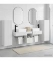 vidaXL Bathroom Cabinet Set 5 pcs White 136 x 35 x 80 cm