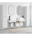 vidaXL Bathroom Cabinet Set 5 pcs White 33 x 34.5 x 160 cm