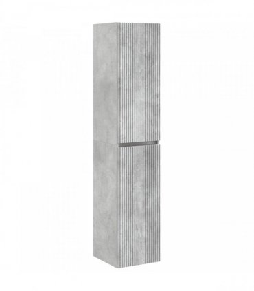 vidaXL Bathroom Cabinet Set 5 pcs Concrete Grey 129 x 35 x 80 cm