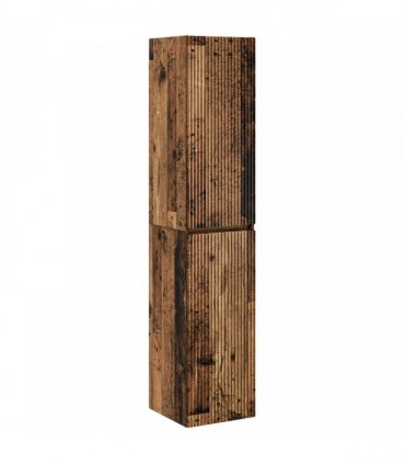 vidaXL Bathroom Cabinet Set 5 pcs Old Wood 33 x 34.5 x 160 cm