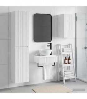 vidaXL Bathroom Cabinet Set 3 pcs White 33 x 34.5 x 160 cm
