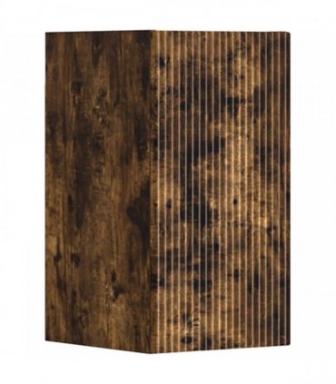vidaXL Bathroom Cabinet Set 3 pcs Smoked Oak 33 x 34.5 x 160 cm