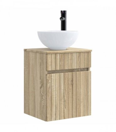 vidaXL Bathroom Cabinet Set 3 pcs Sonoma Oak 33 x 34.5 x 160 cm