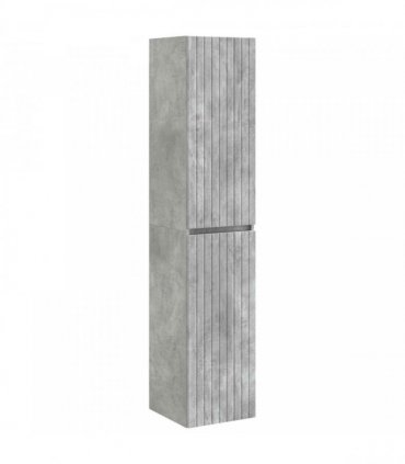 vidaXL Bathroom Cabinet Set 3 pcs Concrete Grey 33 x 34.5 x 160 cm