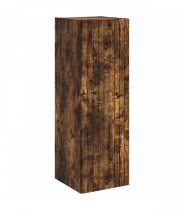 vidaXL Bathroom Cabinet Set 3 pcs Smoked Oak 33 x 34.5 x 160 cm