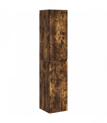 vidaXL Bathroom Cabinet Set 3 pcs Smoked Oak 33 x 34.5 x 160 cm