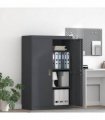 vidaXL Storage Cabinet Anthracite 90 x 40 x 140 cm Steel