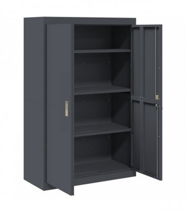 vidaXL Storage Cabinet Anthracite 90 x 40 x 140 cm Steel