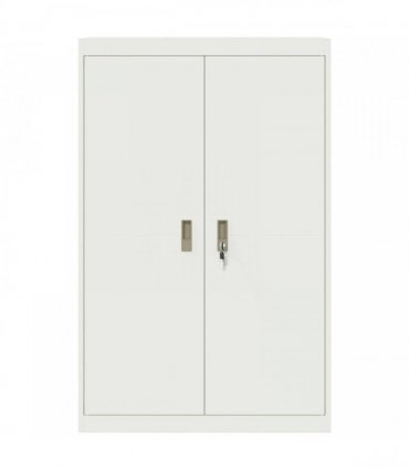 vidaXL Storage Cabinet White 90 x 40 x 140 cm Steel