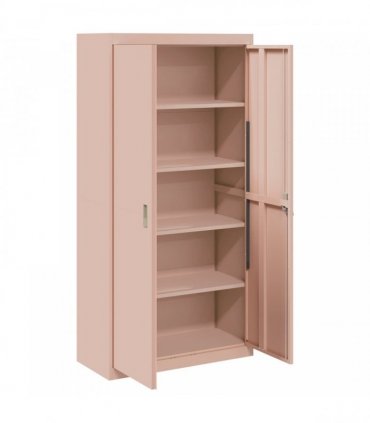 vidaXL Storage Cabinet Pink 90 x 40 x 180 cm Steel