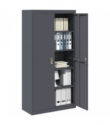 vidaXL Storage Cabinet Anthracite 90 x 40 x 180 cm Steel