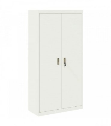 vidaXL Storage Cabinet White 90 x 40 x 180 cm Steel